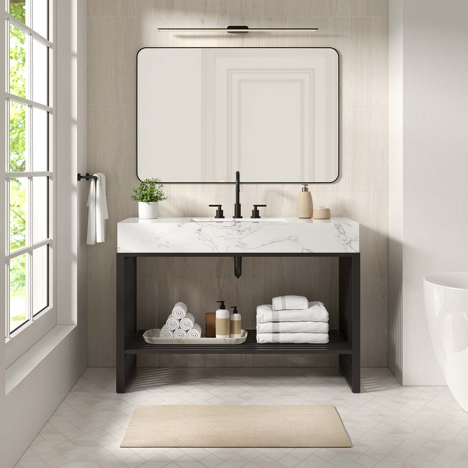 Gridiron 48" Bathroom Vanity by Modway