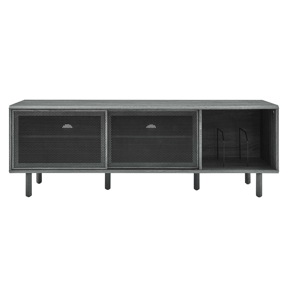 Kurtis 67" TV and Vinyl Record Stand by Modway