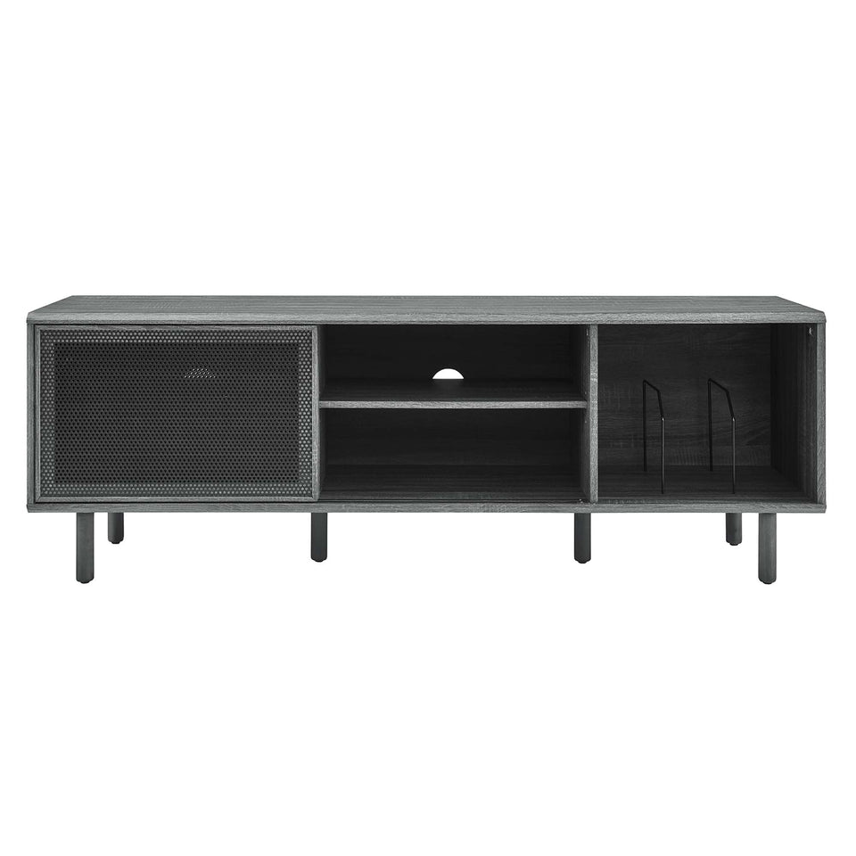 Kurtis 67" TV and Vinyl Record Stand by Modway