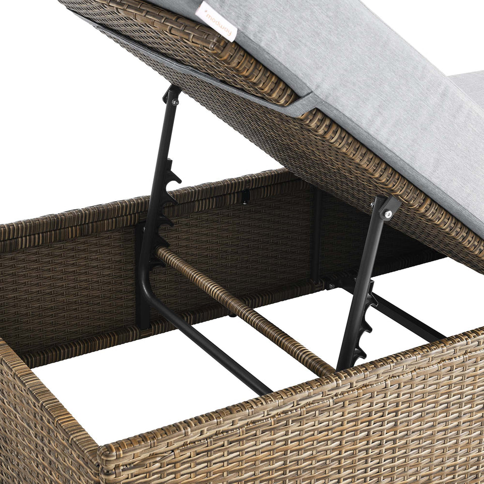 Convene Outdoor Patio Chaise Lounge Chair by Modway