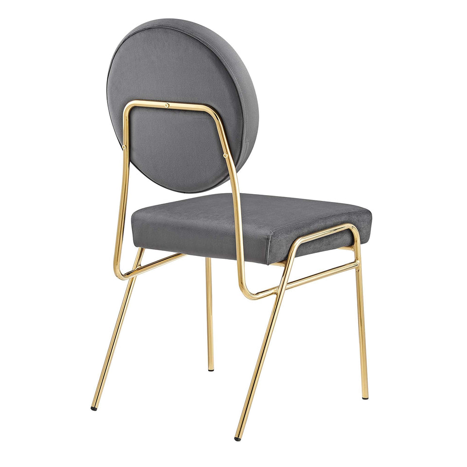 Craft Performance Velvet Dining Side Chair by Modway