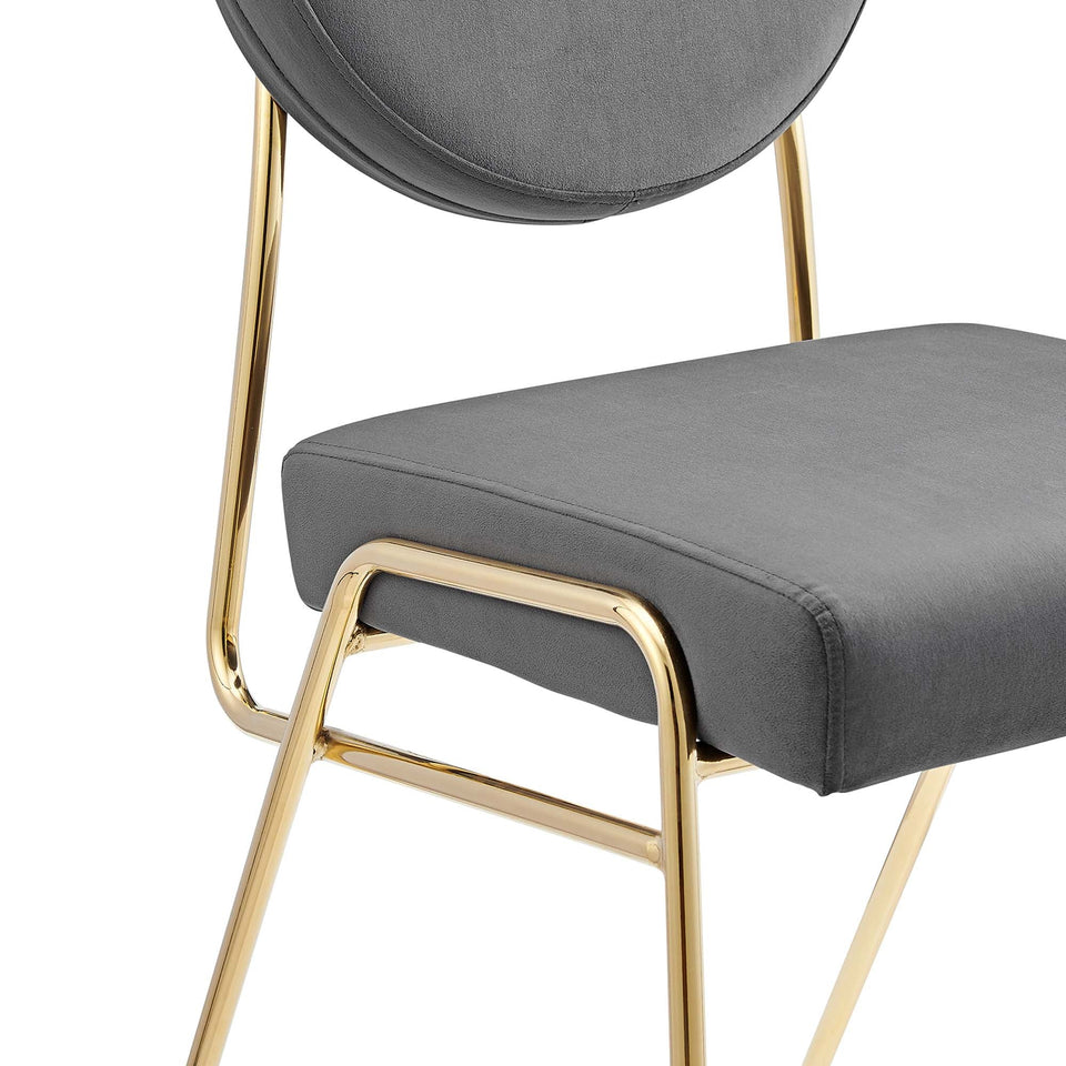 Craft Performance Velvet Dining Side Chair by Modway