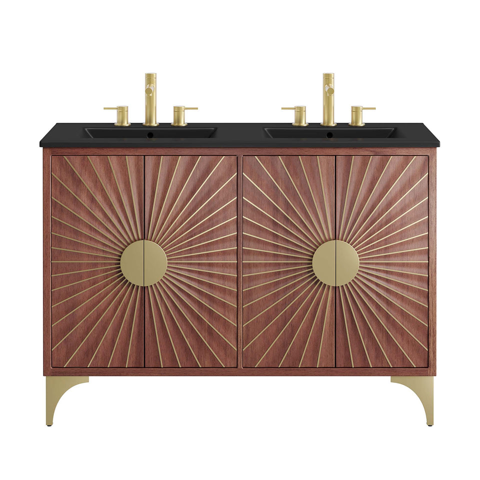 Daylight 48" Double Sink Bathroom Vanity by Modway