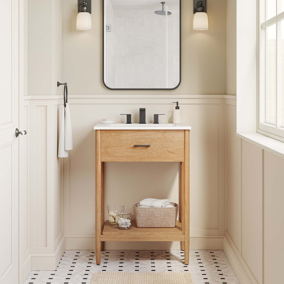 Zaire 24" Bathroom Vanity Cabinet (Sink Basin Not Included) by Modway