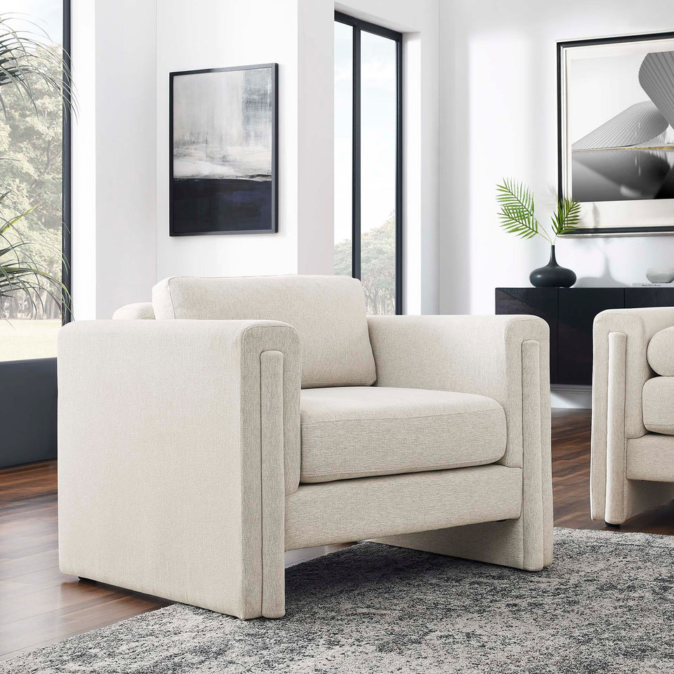 Visible Fabric Armchair by Modway
