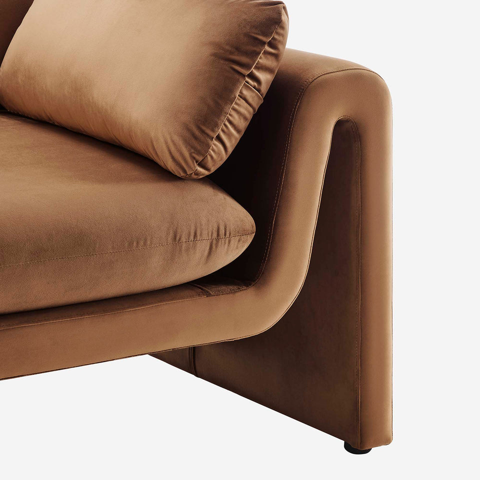 Waverly Performance Velvet Sofa by Modway