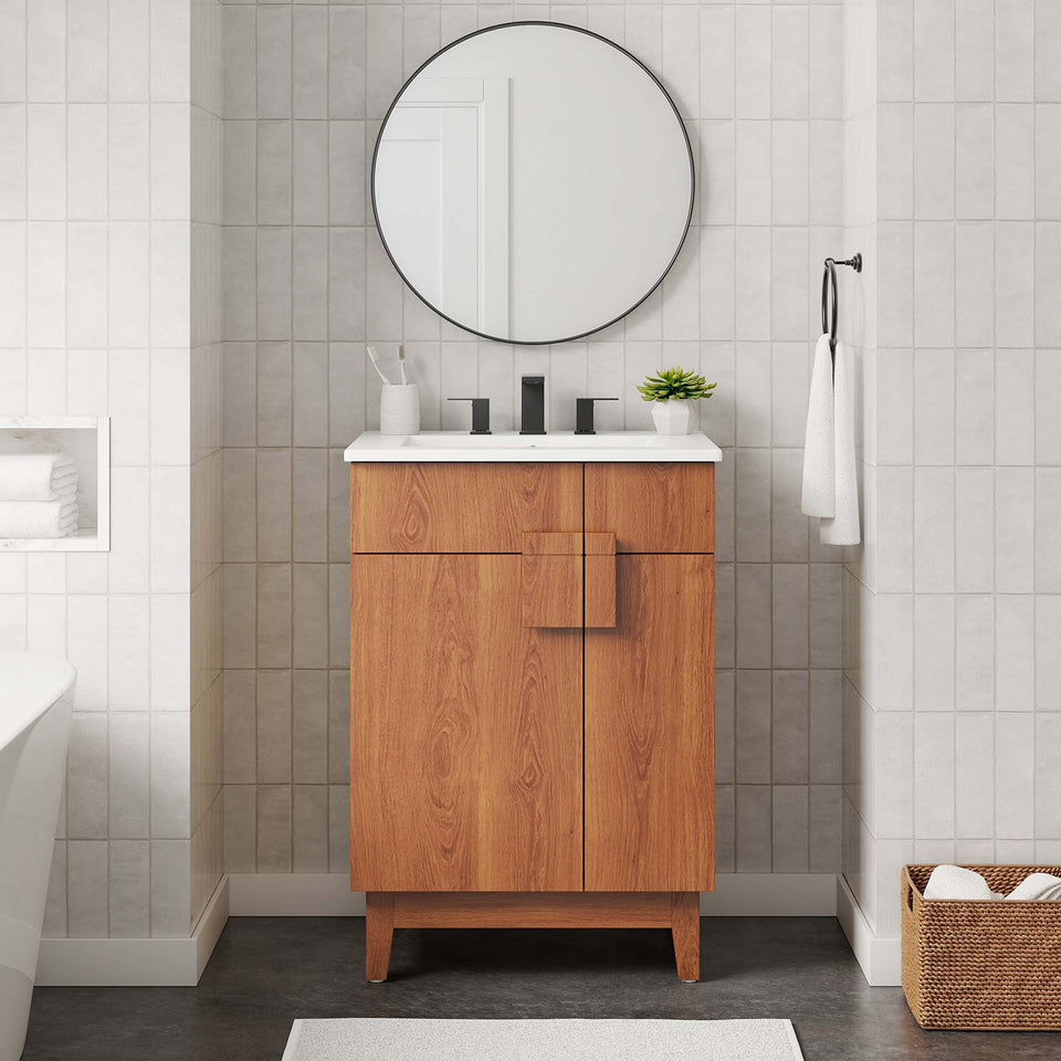 Miles 24" Bathroom Vanity Cabinet (Sink Basin Not Included) by Modway