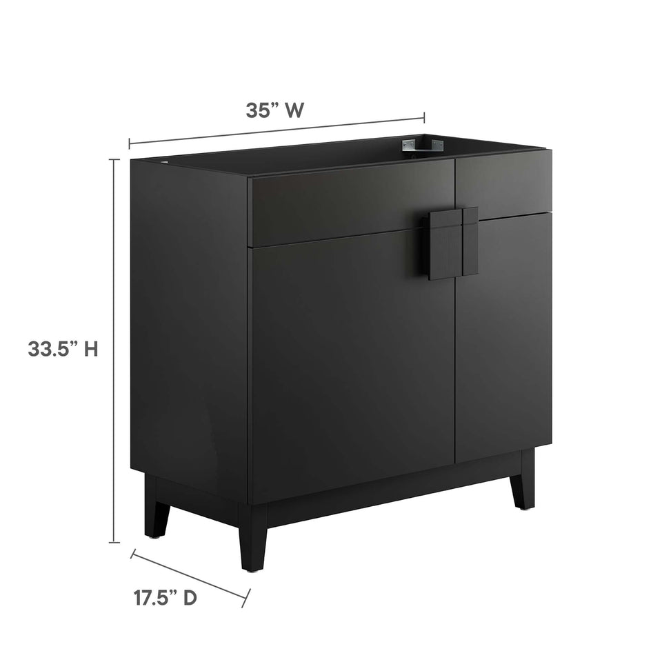 Miles 36" Bathroom Vanity Cabinet (Sink Basin Not Included) by Modway