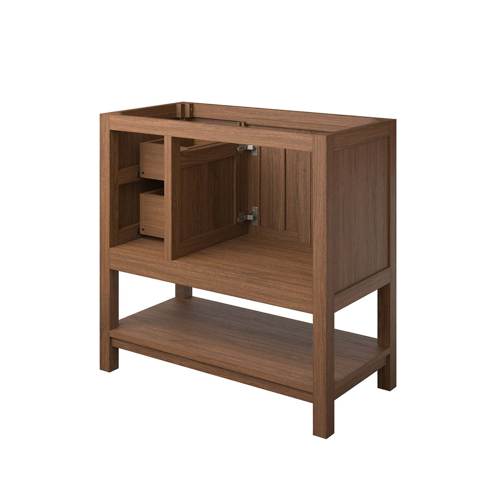 Ashlyn 36" Wood Bathroom Vanity Cabinet (Sink Basin Not Included) by Modway
