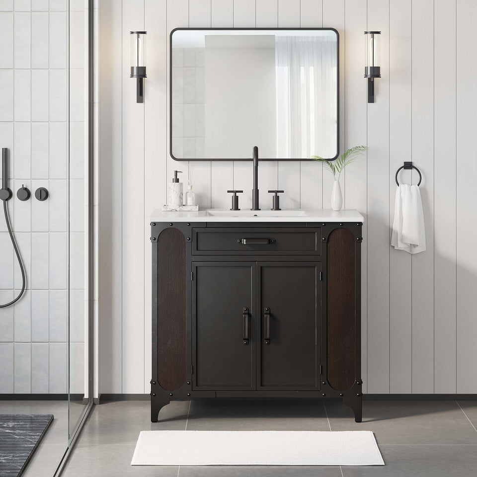 Steamforge 36" Bathroom Vanity by Modway