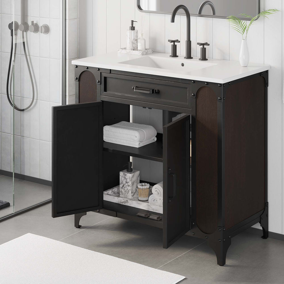 Steamforge 36" Bathroom Vanity by Modway