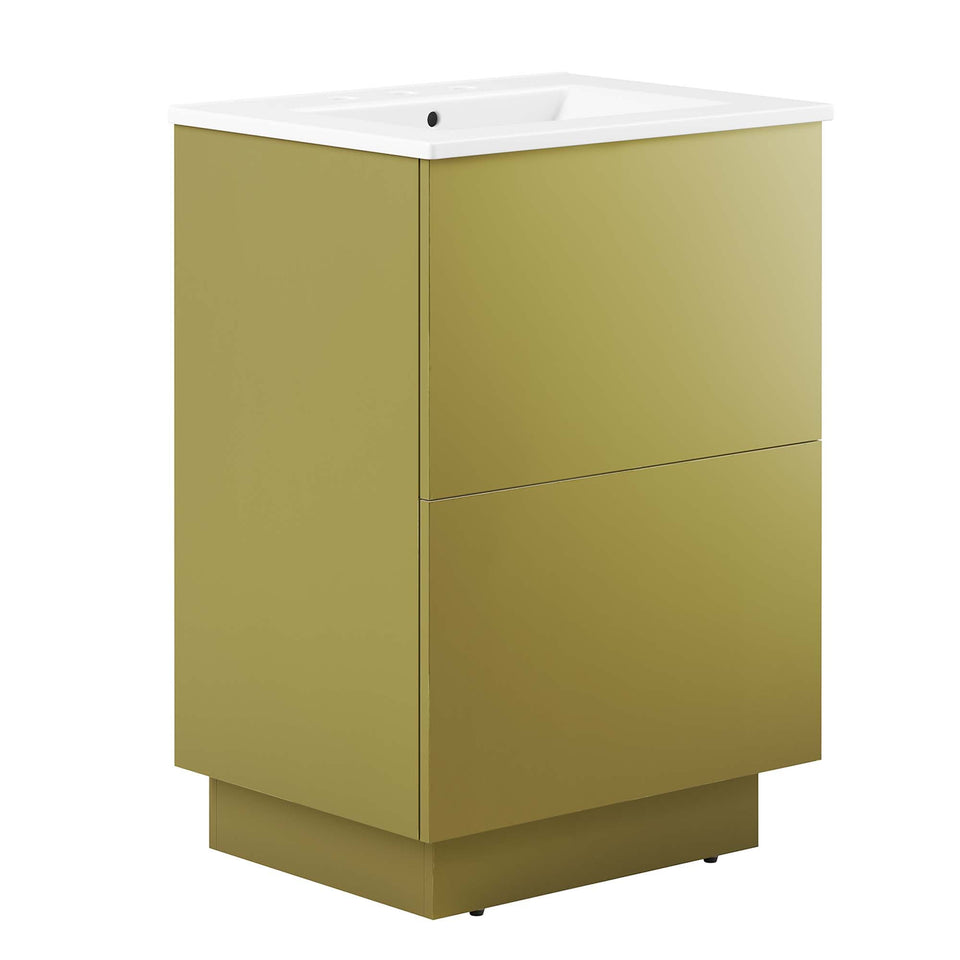 Quantum Bathroom Vanity Basin Included by Modway