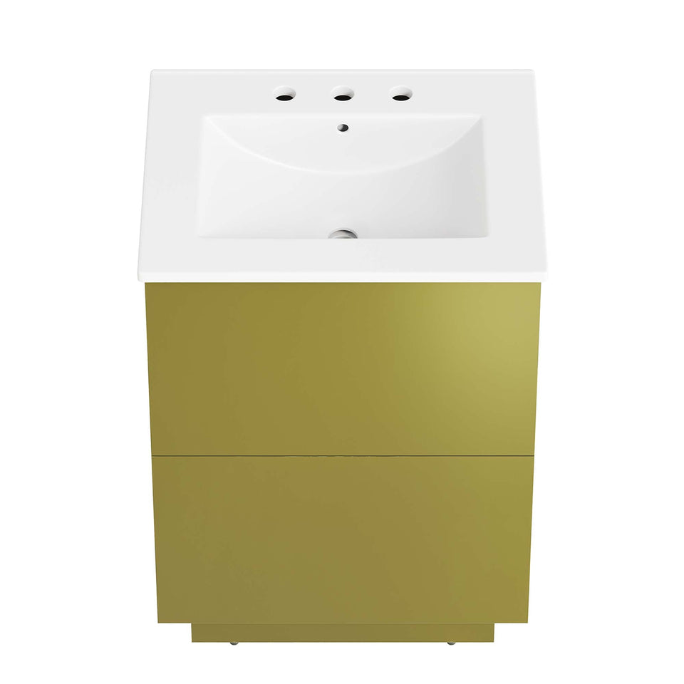 Quantum Bathroom Vanity Basin Included by Modway