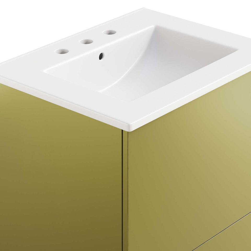 Quantum Bathroom Vanity Basin Included by Modway