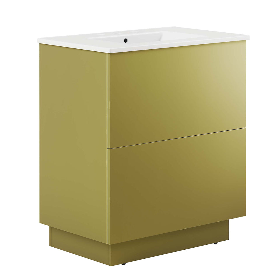 Quantum Bathroom Vanity Basin Included by Modway