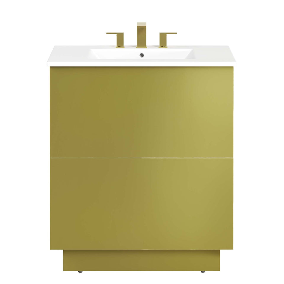 Quantum Bathroom Vanity Basin Included by Modway