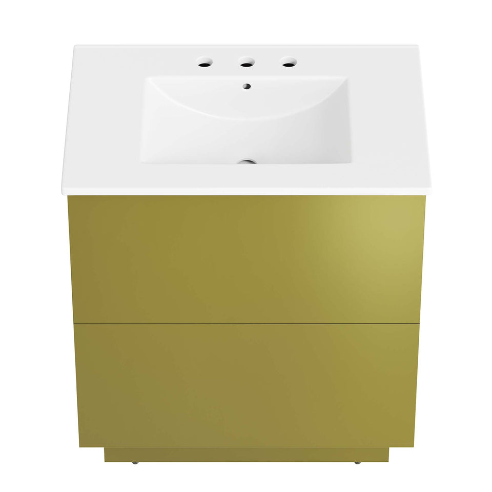 Quantum Bathroom Vanity Basin Included by Modway