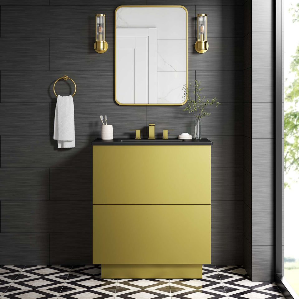 Quantum Bathroom Vanity Basin Included by Modway