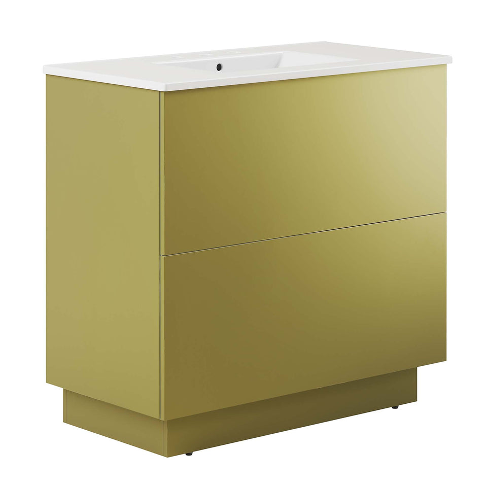 Quantum Bathroom Vanity Basin Included by Modway