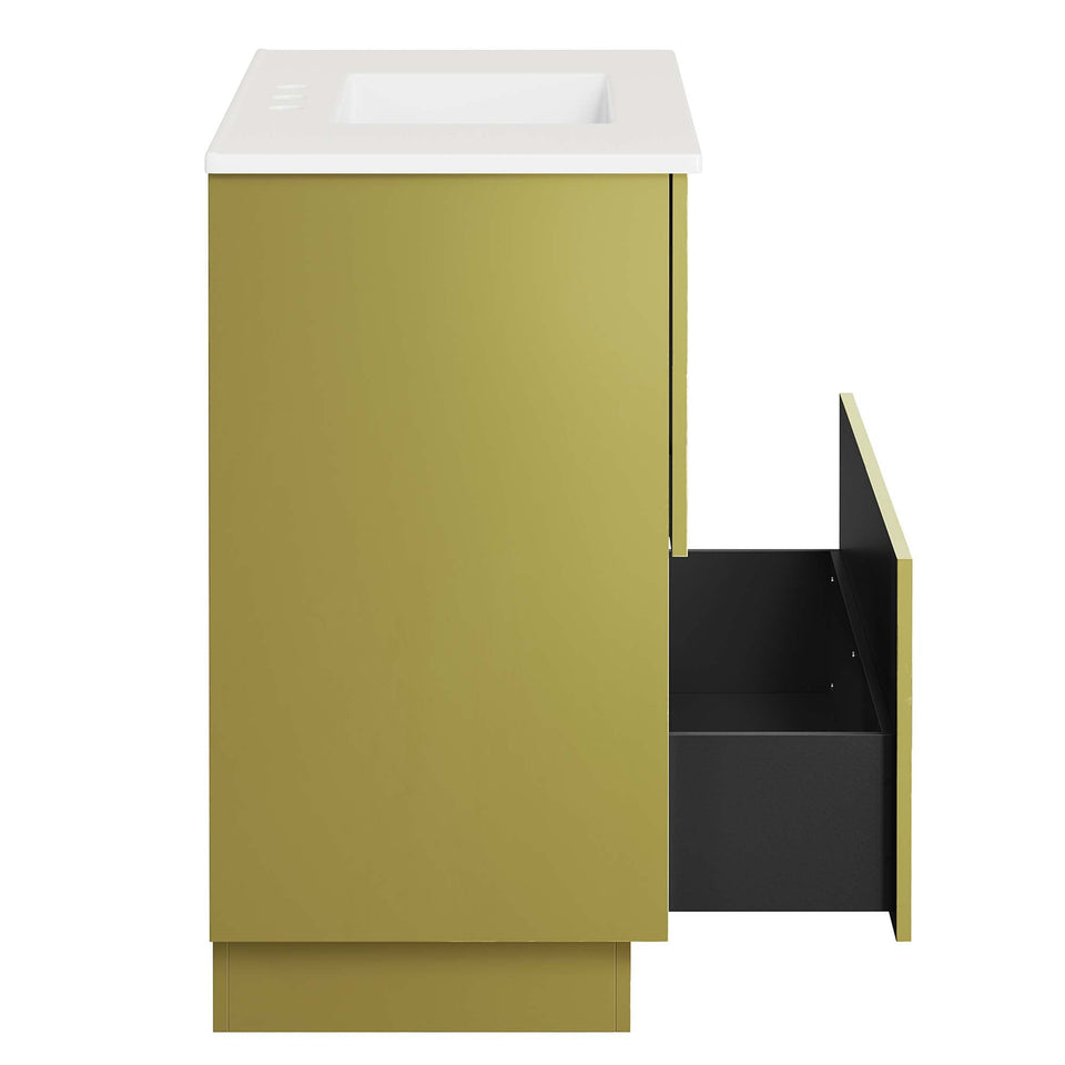 Quantum Bathroom Vanity Basin Included by Modway