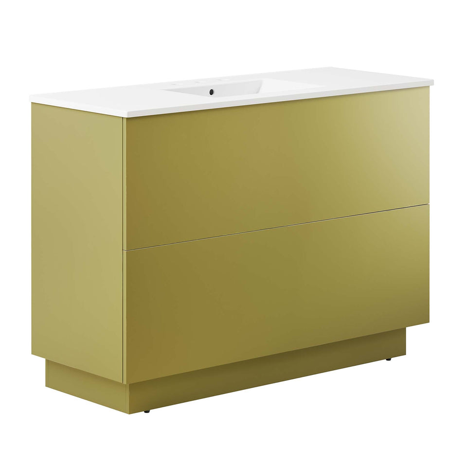 Quantum Bathroom Vanity Basin Included by Modway