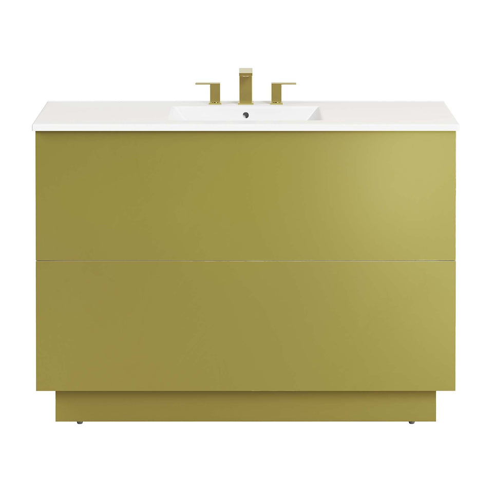 Quantum Bathroom Vanity Basin Included by Modway