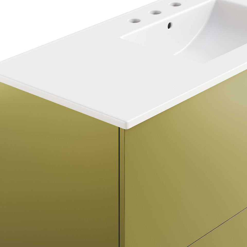 Quantum Bathroom Vanity Basin Included by Modway
