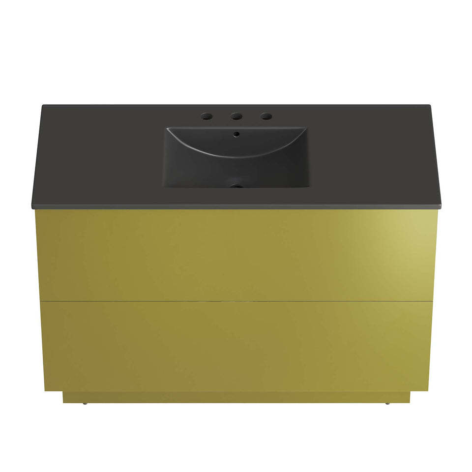 Quantum Bathroom Vanity Basin Included by Modway