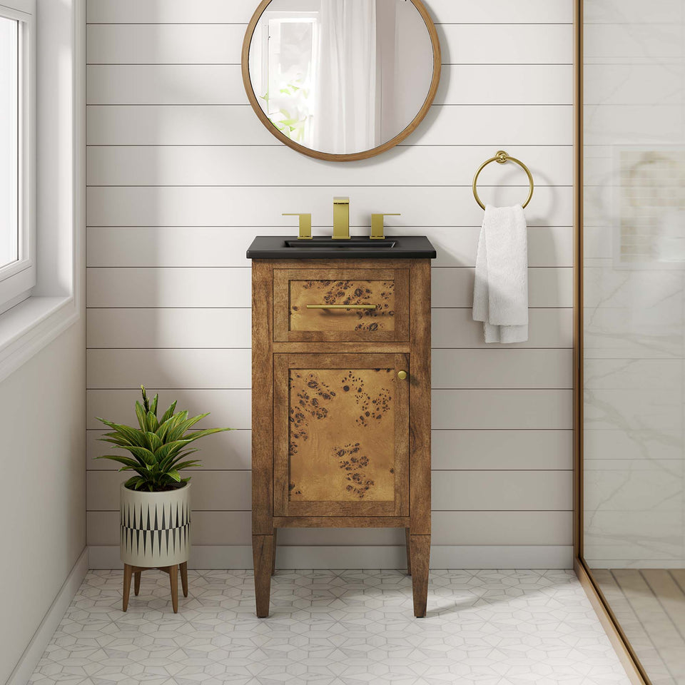Elysian 18" Wood Bathroom Vanity by Modway