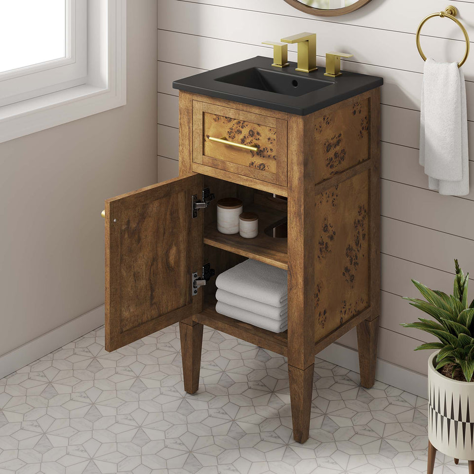 Elysian 18" Wood Bathroom Vanity by Modway