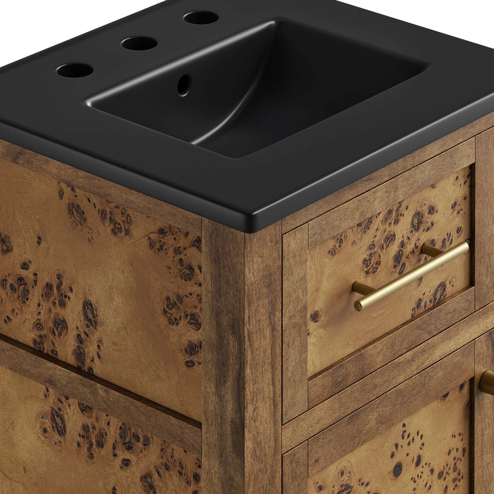 Elysian 18" Wood Bathroom Vanity by Modway