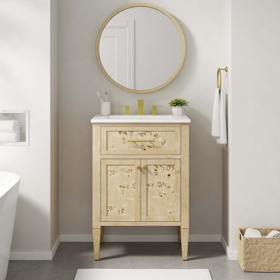 Elysian 24" Wood Bathroom Vanity by Modway