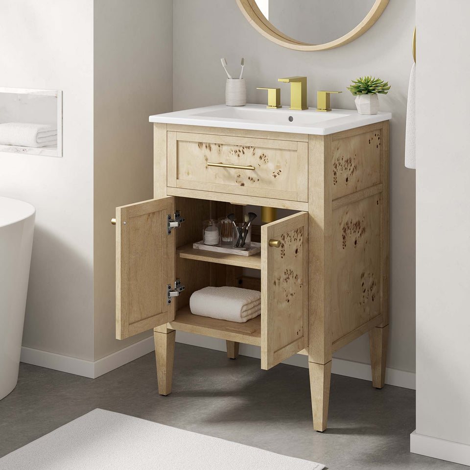 Elysian 24" Wood Bathroom Vanity by Modway
