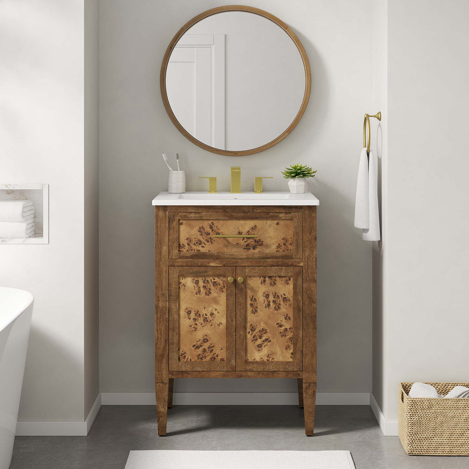 Elysian 24" Wood Bathroom Vanity by Modway