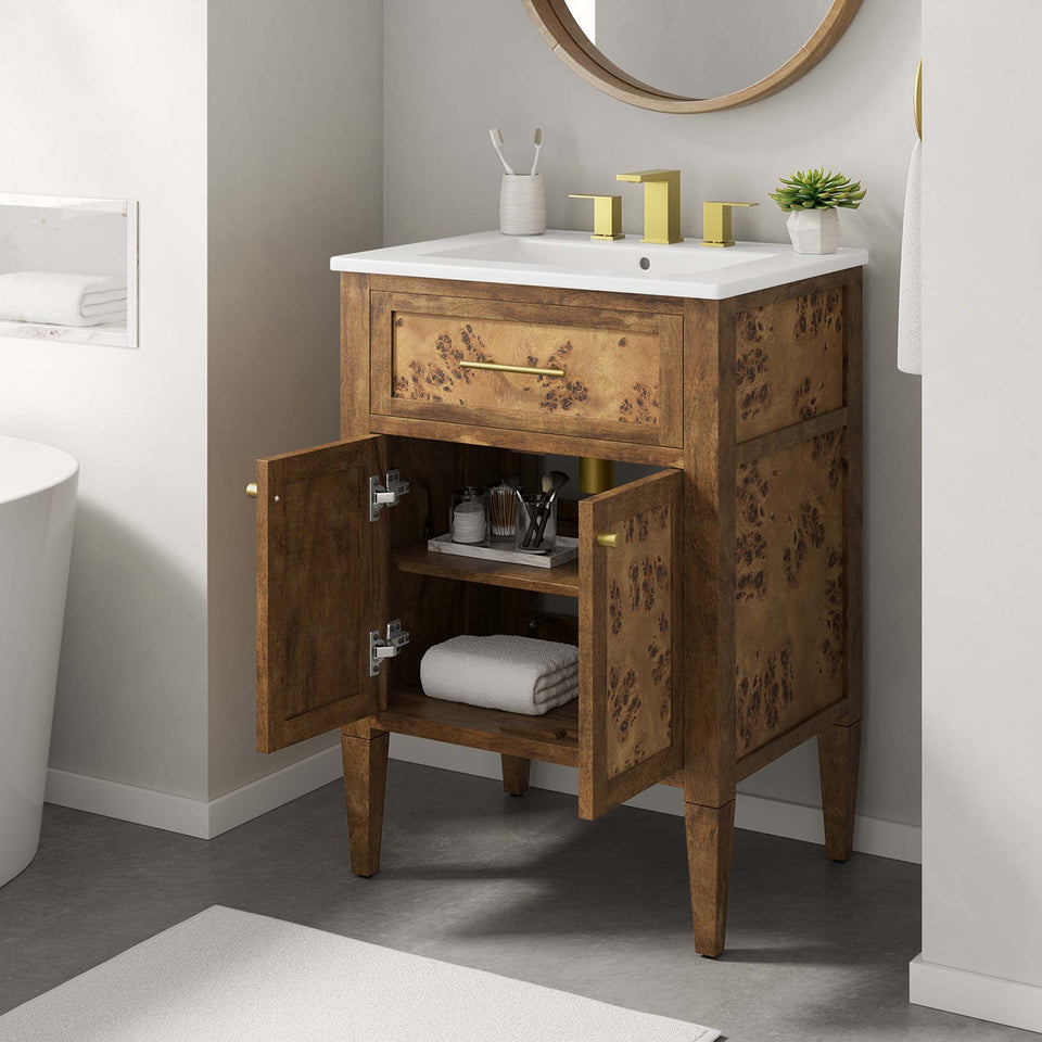 Elysian 24" Wood Bathroom Vanity by Modway