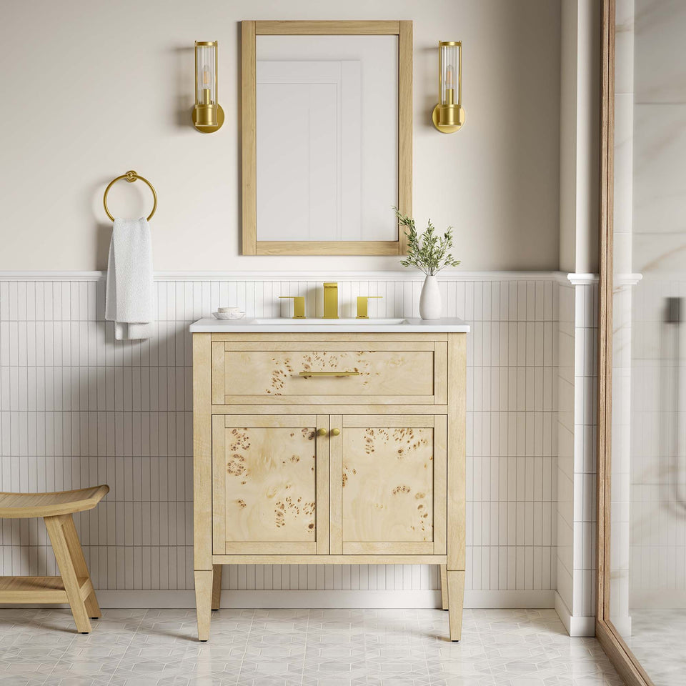 Elysian 30" Wood Bathroom Vanity by Modway