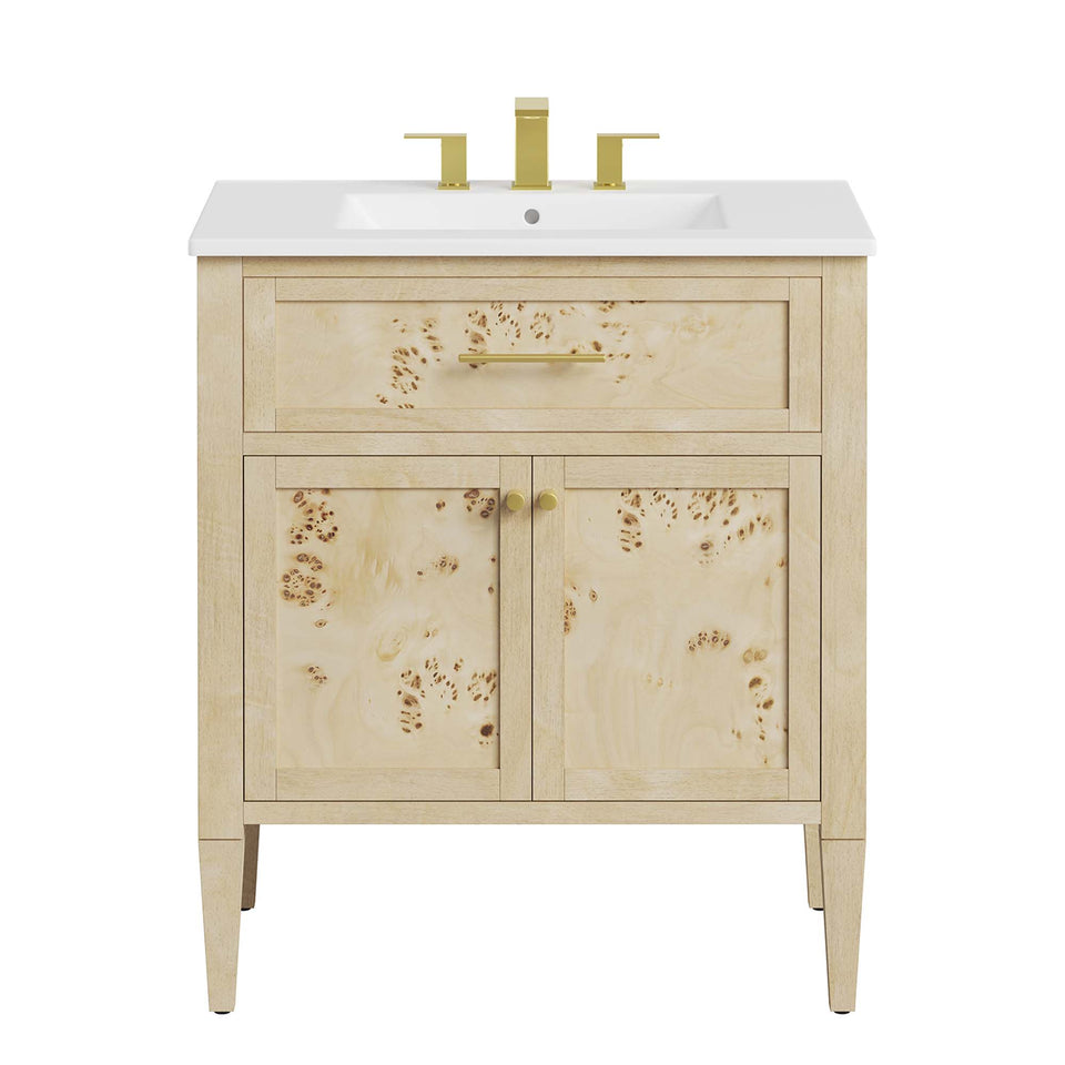 Elysian 30" Wood Bathroom Vanity by Modway