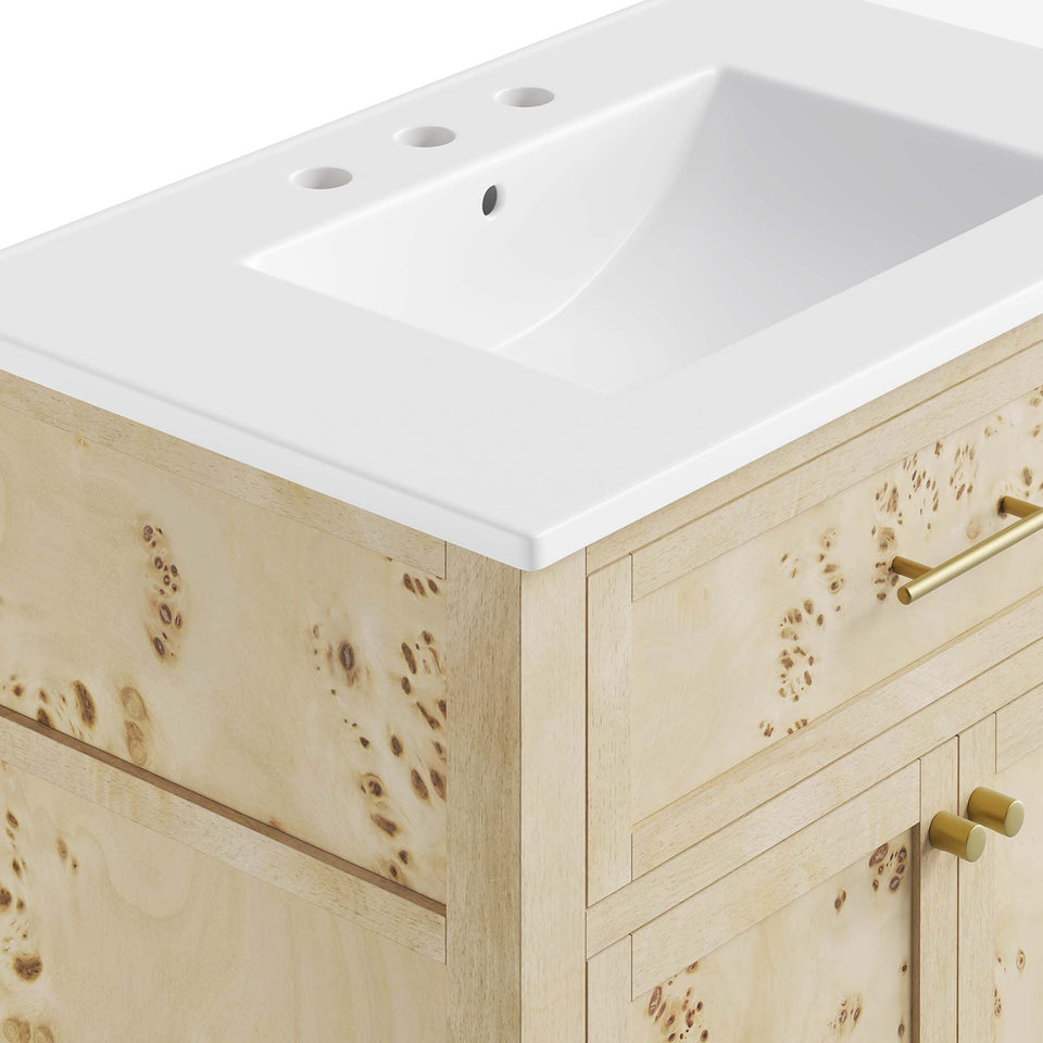 Elysian 30" Wood Bathroom Vanity by Modway