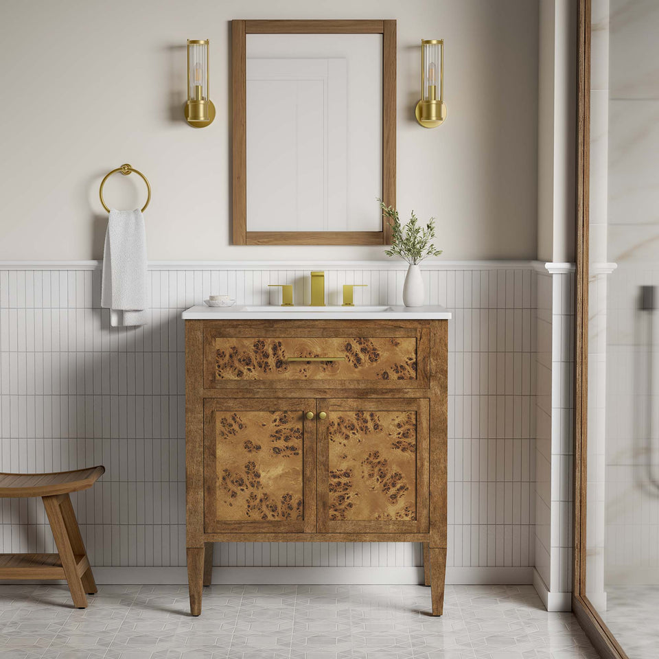 Elysian 30" Wood Bathroom Vanity by Modway