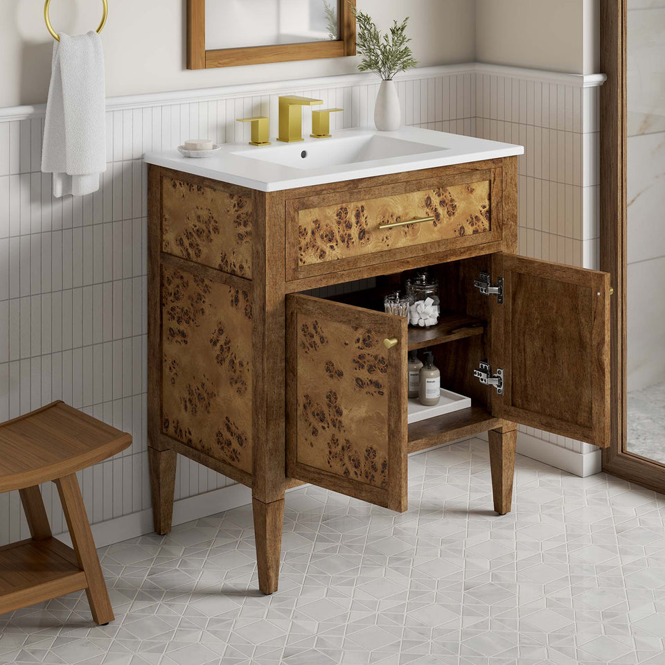 Elysian 30" Wood Bathroom Vanity by Modway
