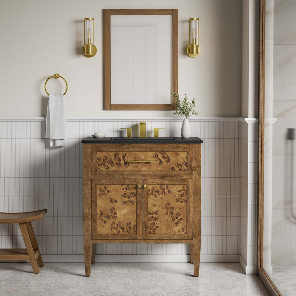Elysian 30" Wood Bathroom Vanity by Modway