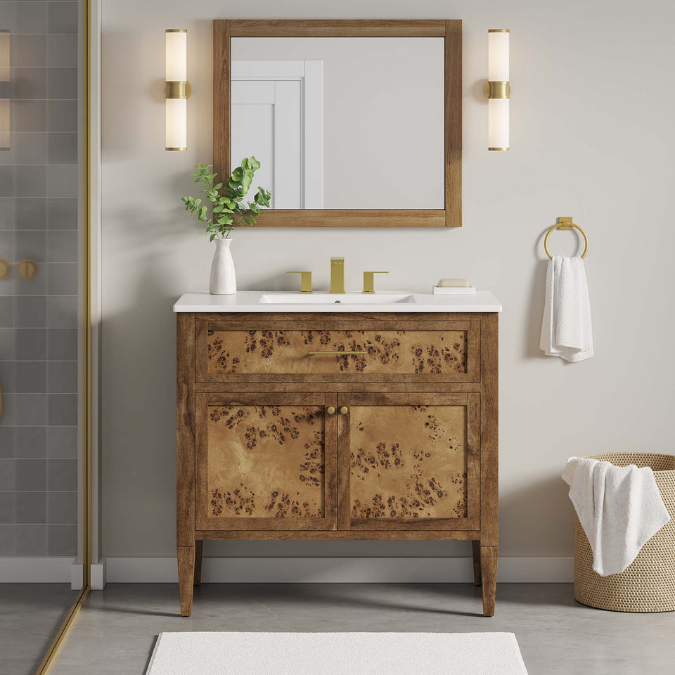 Elysian 36" Wood Bathroom Vanity by Modway