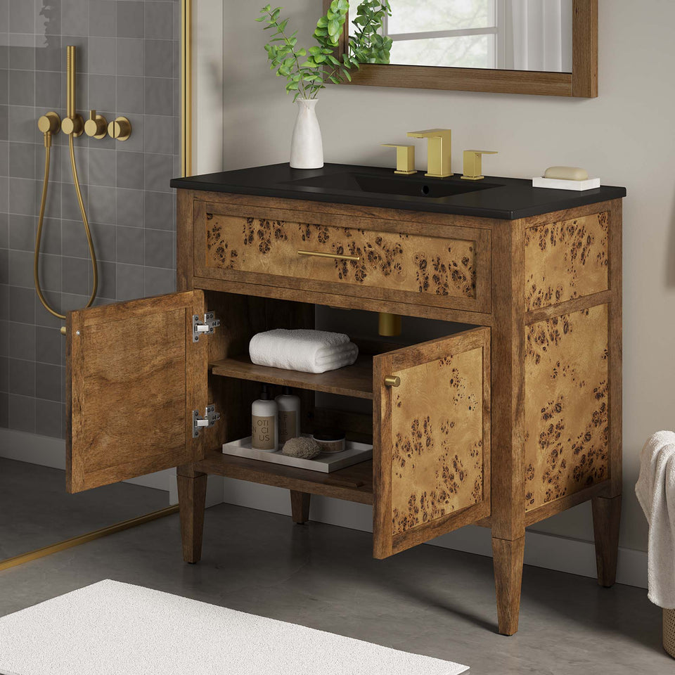 Elysian 36" Wood Bathroom Vanity by Modway
