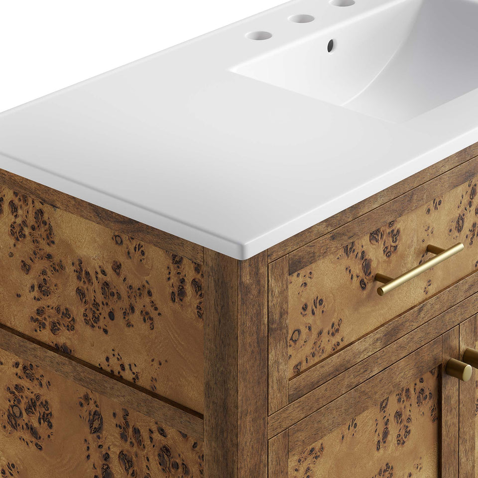 Elysian 48" Wood Single Sink Bathroom Vanity by Modway