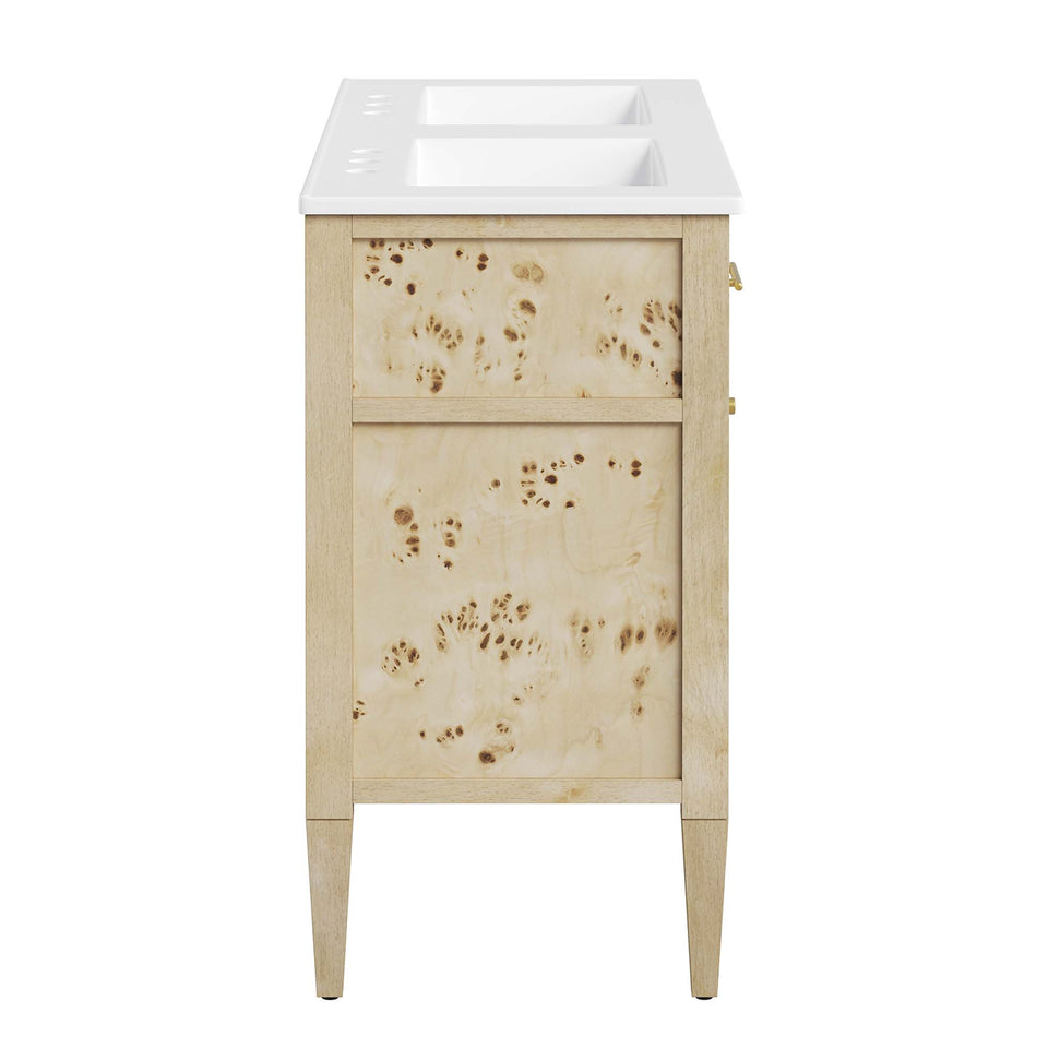 Elysian 48" Double Sink Bathroom Vanity by Modway