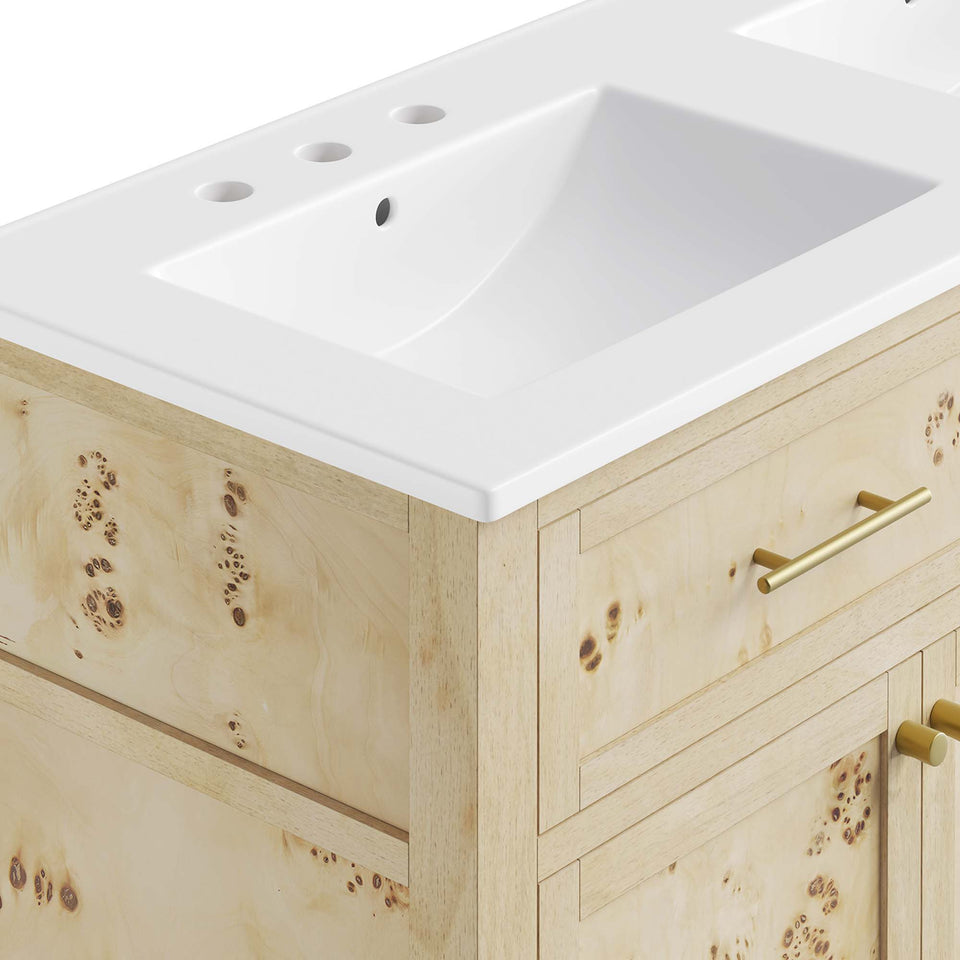 Elysian 48" Double Sink Bathroom Vanity by Modway