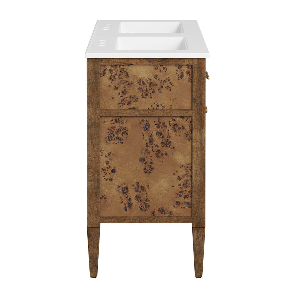 Elysian 48" Wood Double Sink Bathroom Vanity by Modway