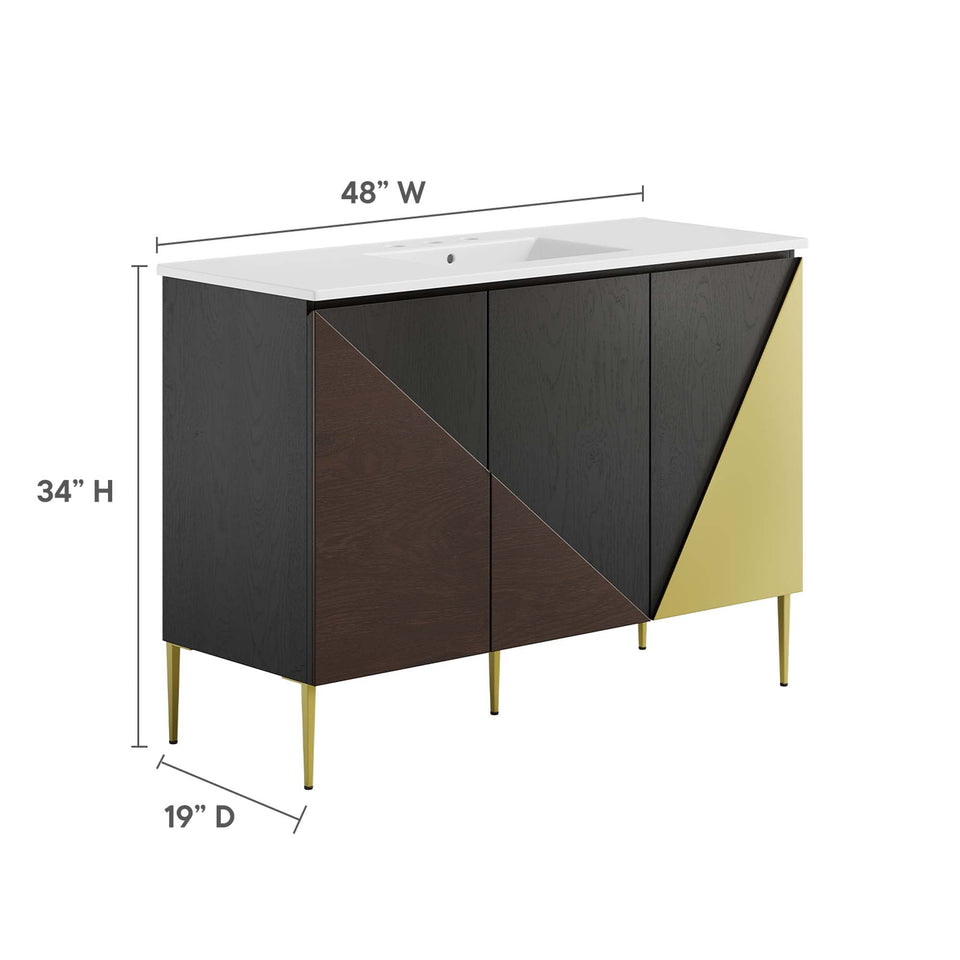 Alchemist Bathroom Cabinet Basin Not Included by Modway