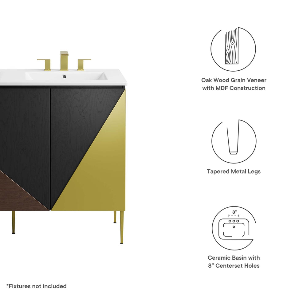 Alchemist Bathroom Cabinet Basin Not Included by Modway