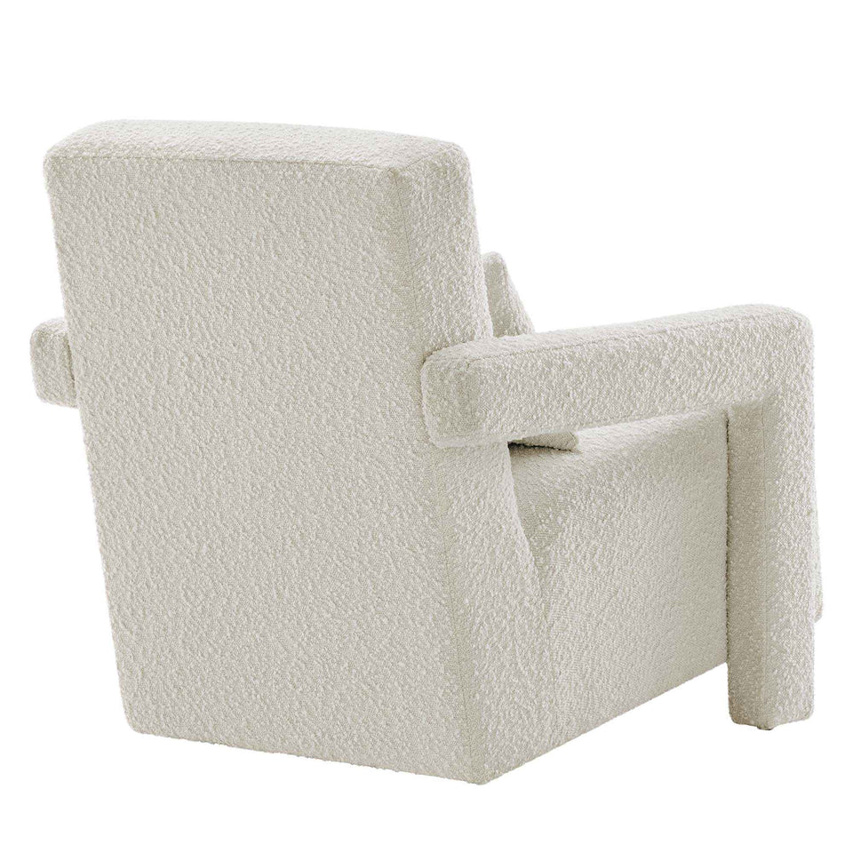 Mirage Boucle Upholstered Armchair by Modway